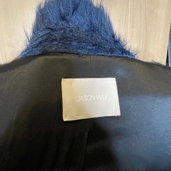 Jason Wu 🚩Host Pick 🚩 navy blue mohair jacket - Picture 6 of 10